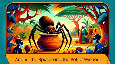 Anasi the Spider and the Pot of Wisdom! A Tale of Cunning and the Quest for Knowledge